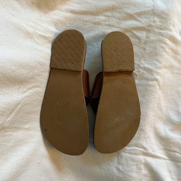 Key West Kino Brown Thong Flip Flop Sandals* - Picture 4 of 6